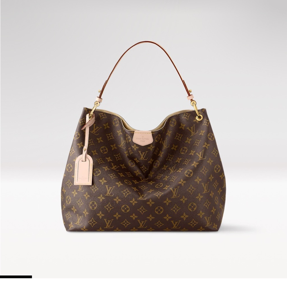Authentic Louis Vuitton Graceful MM, peony inside